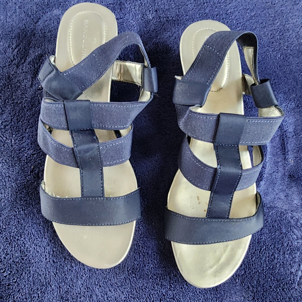 Women's Navy Sandals